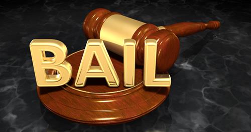 bail bond in the form of a gavel